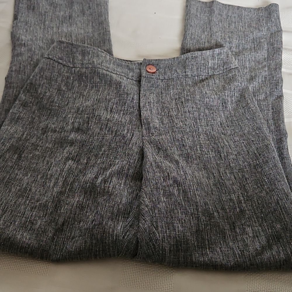 Gray Textured Pants - Picture 11 of 16